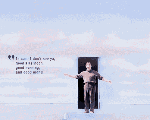 Truman Show goodbye scene